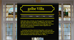 Desktop Screenshot of gelbe-villa.com